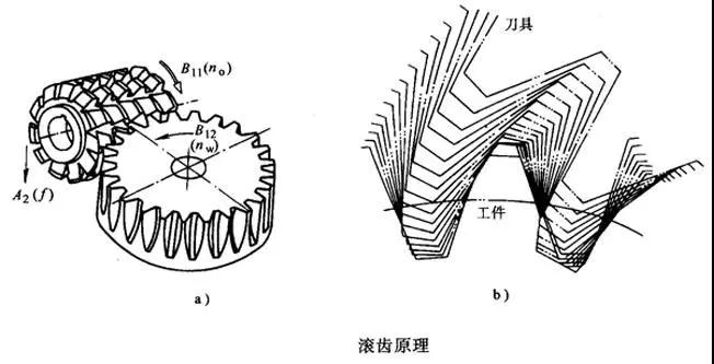 滚齿的加工原理及常见缺陷处理办法 滚齿的加工原理及常见缺陷处理办法