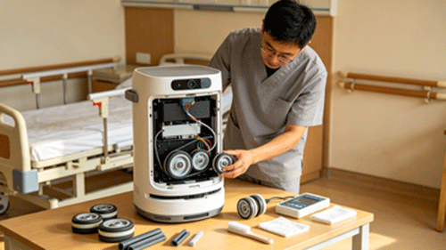 护理机器人零部件加工：选型标准、损耗原因与替换维护技巧